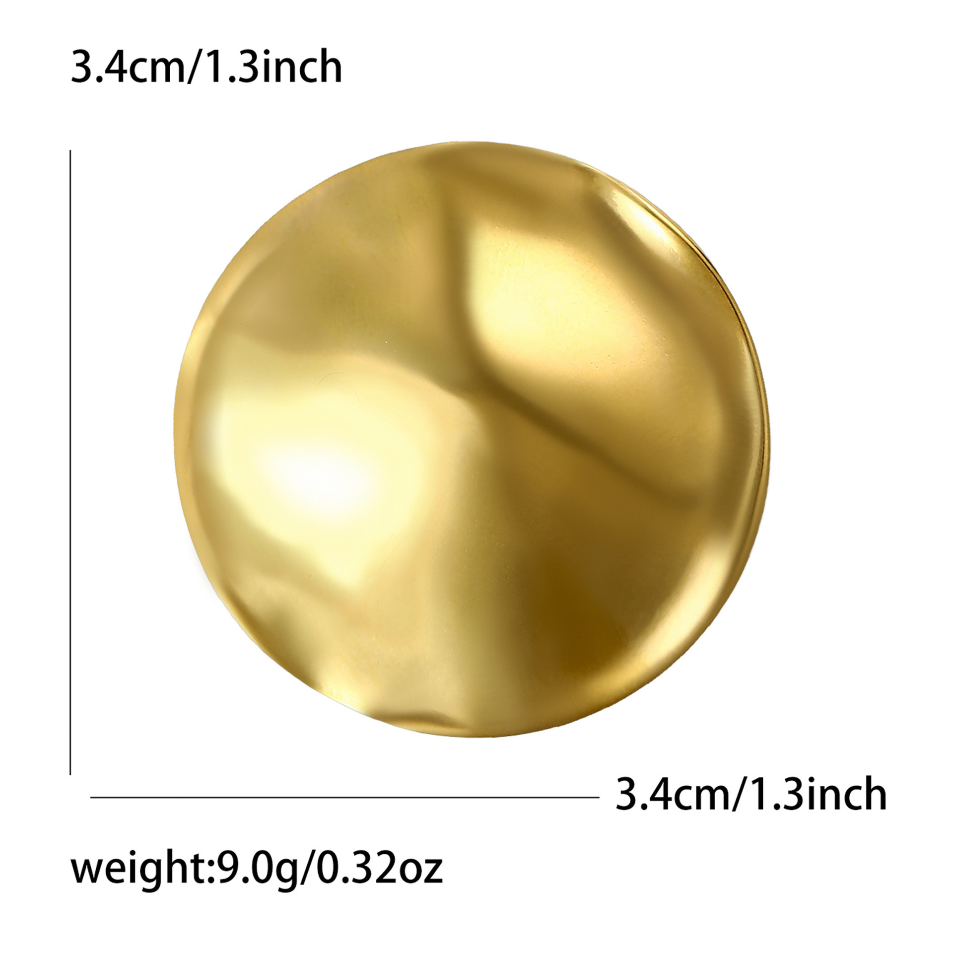 1:Stainless steel-gold--5126-gd