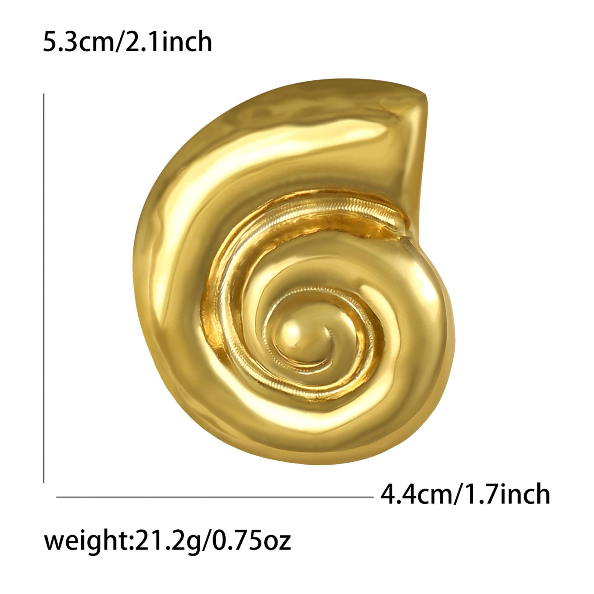1:Stainless steel-gold-5195-gd