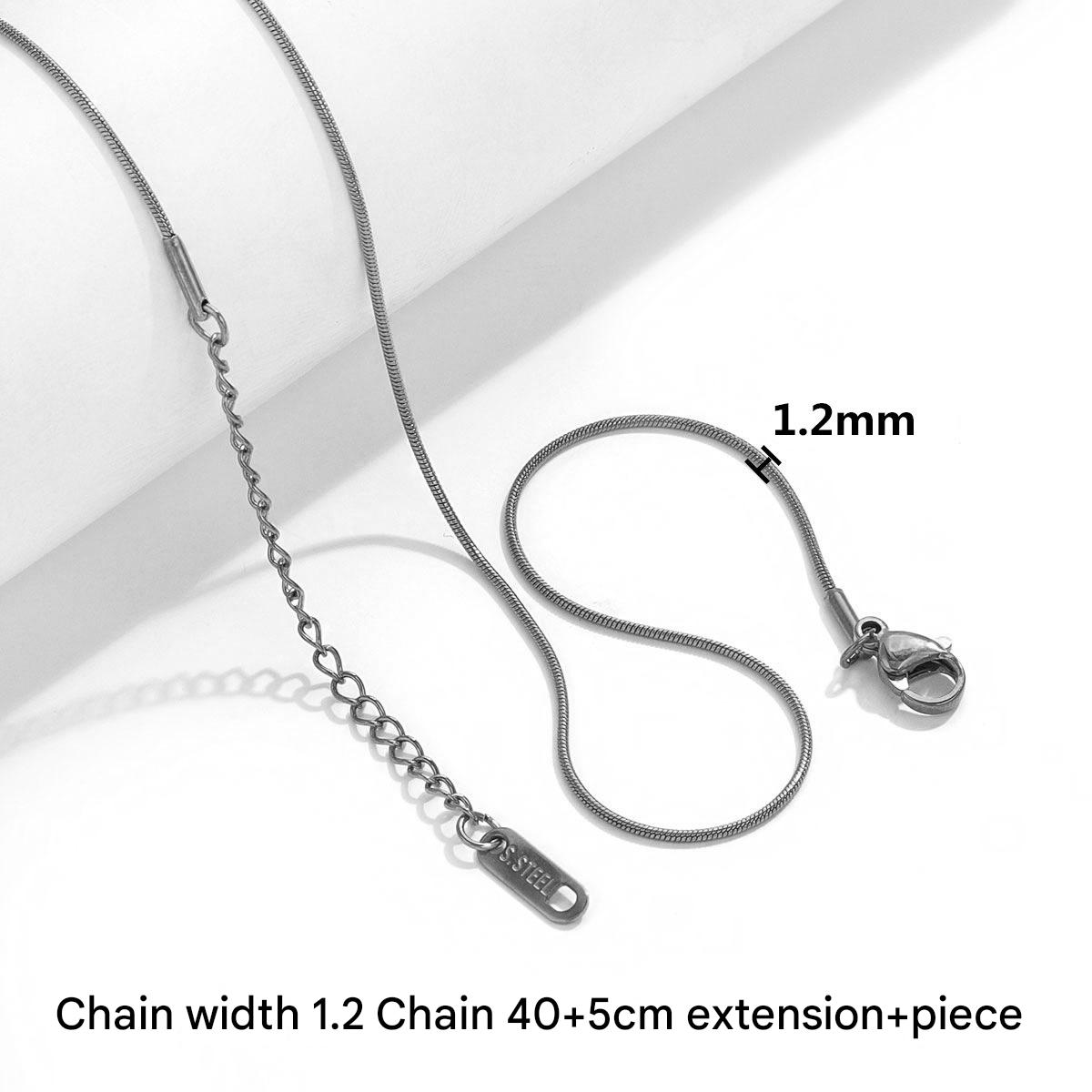 1.2 Round snake-steel color