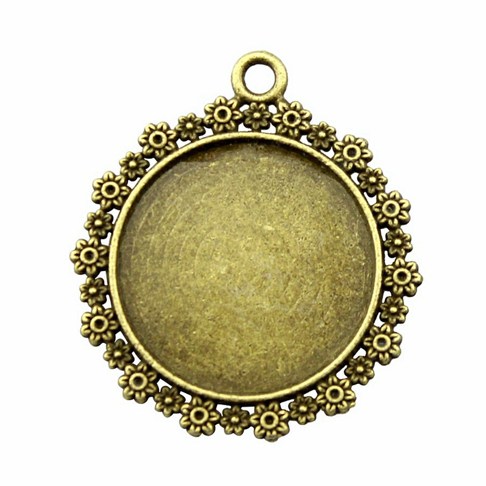 20mm inside - Ancient bronze color