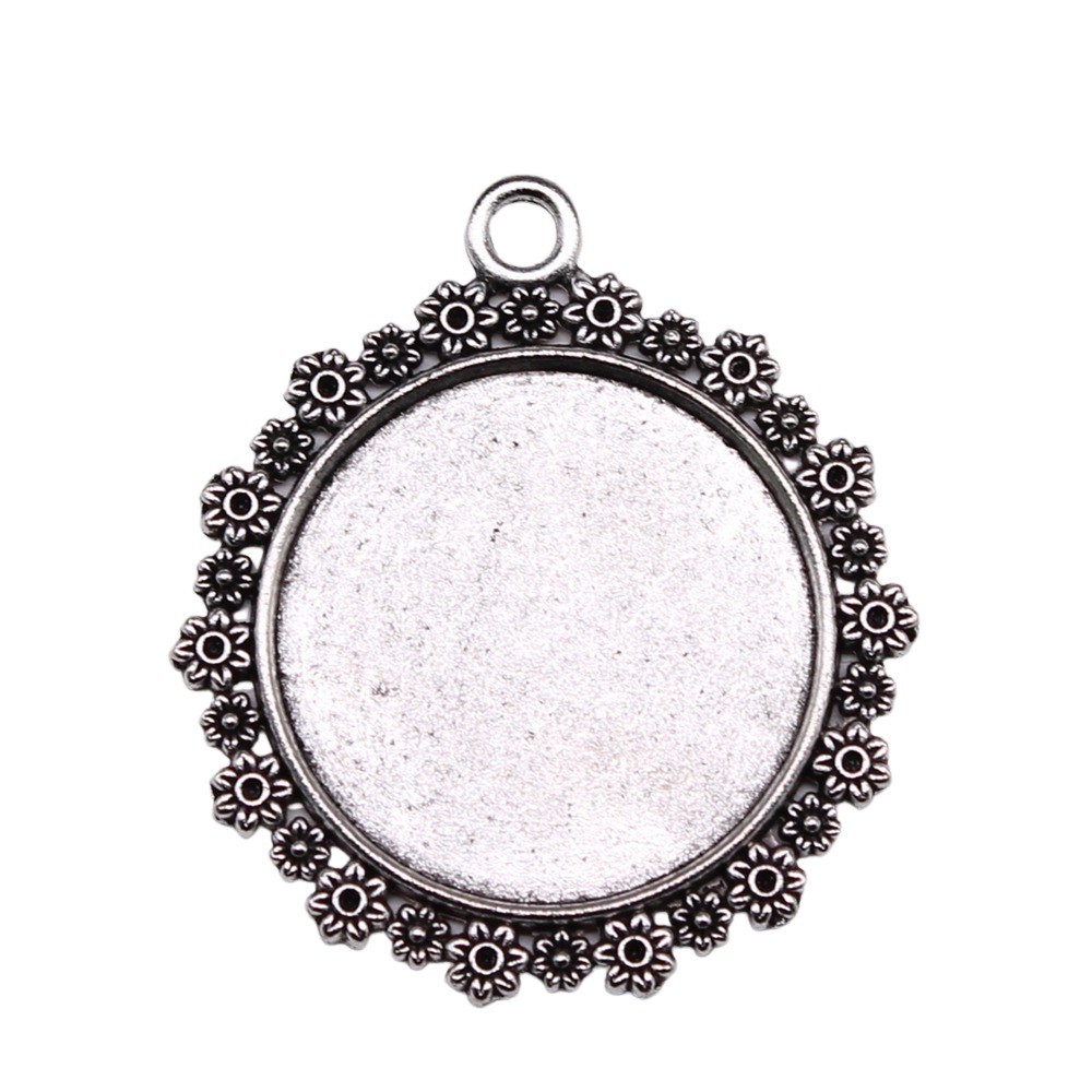 30mm inside - Antique silver