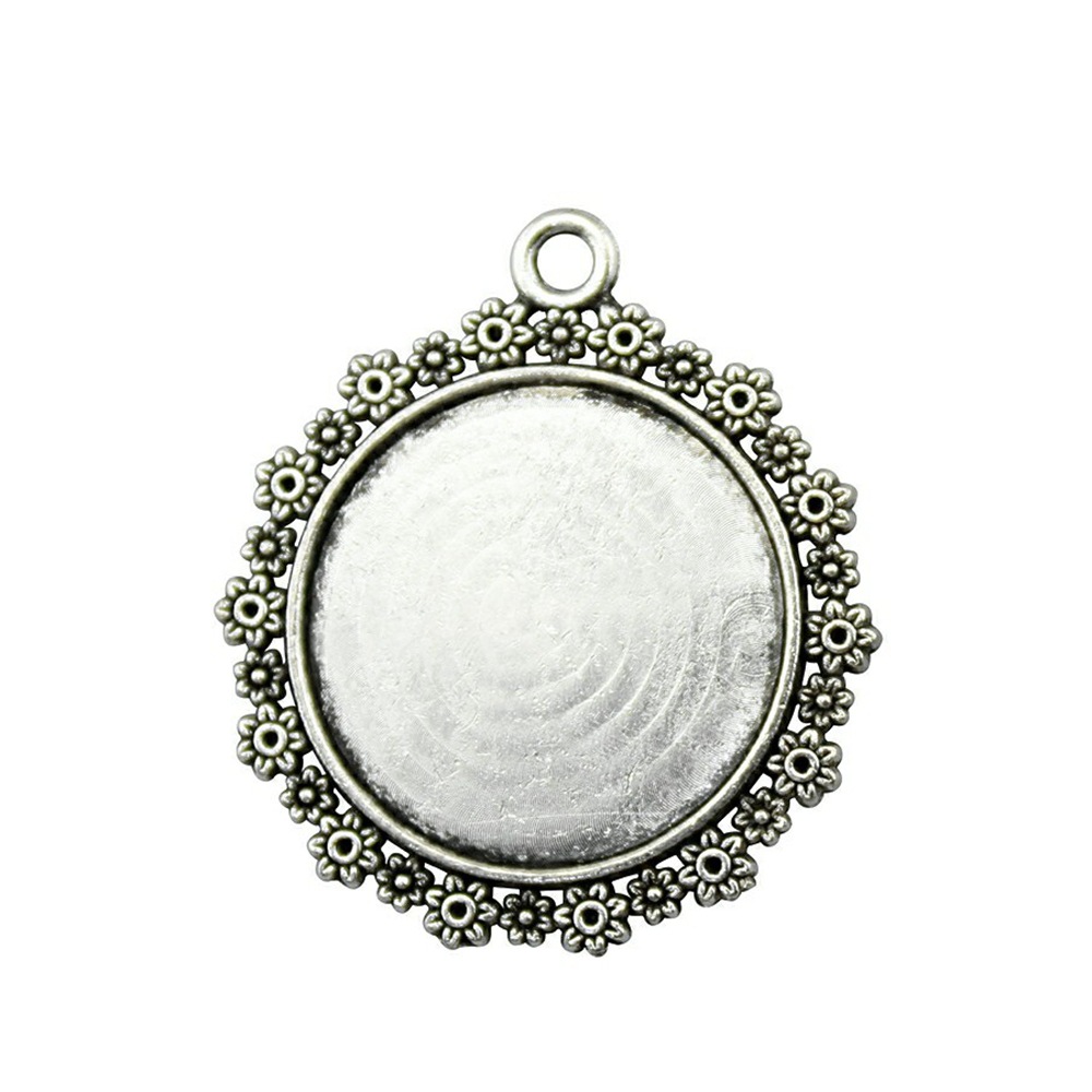 20mm inside - Antique silver