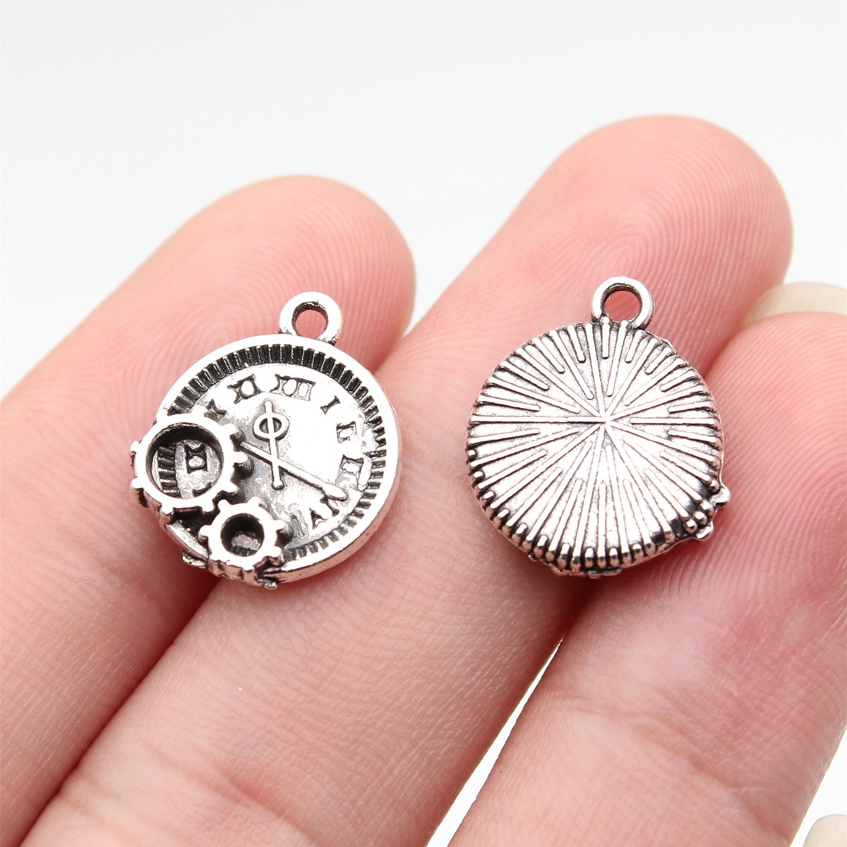 antique silver color