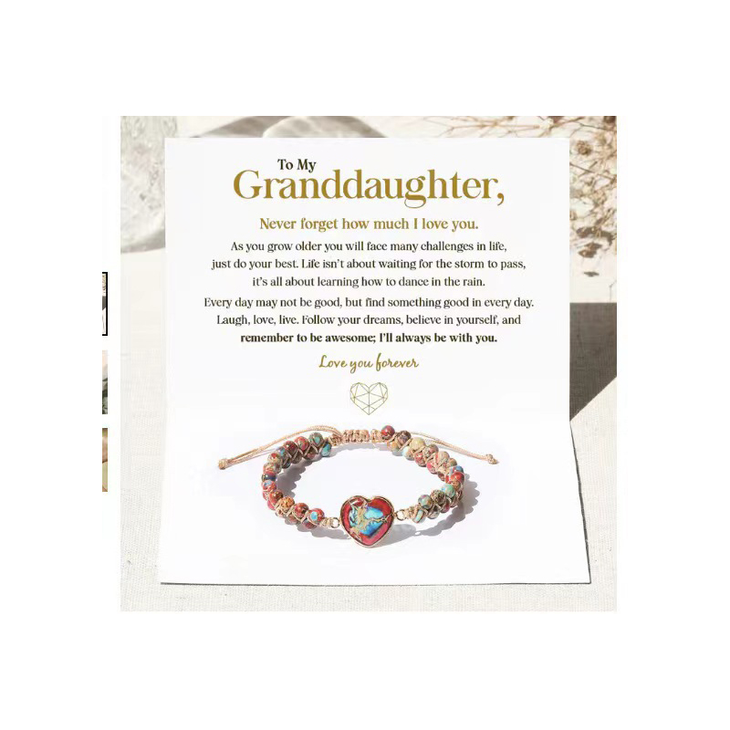 9:Red and Blue Love granddaughter card