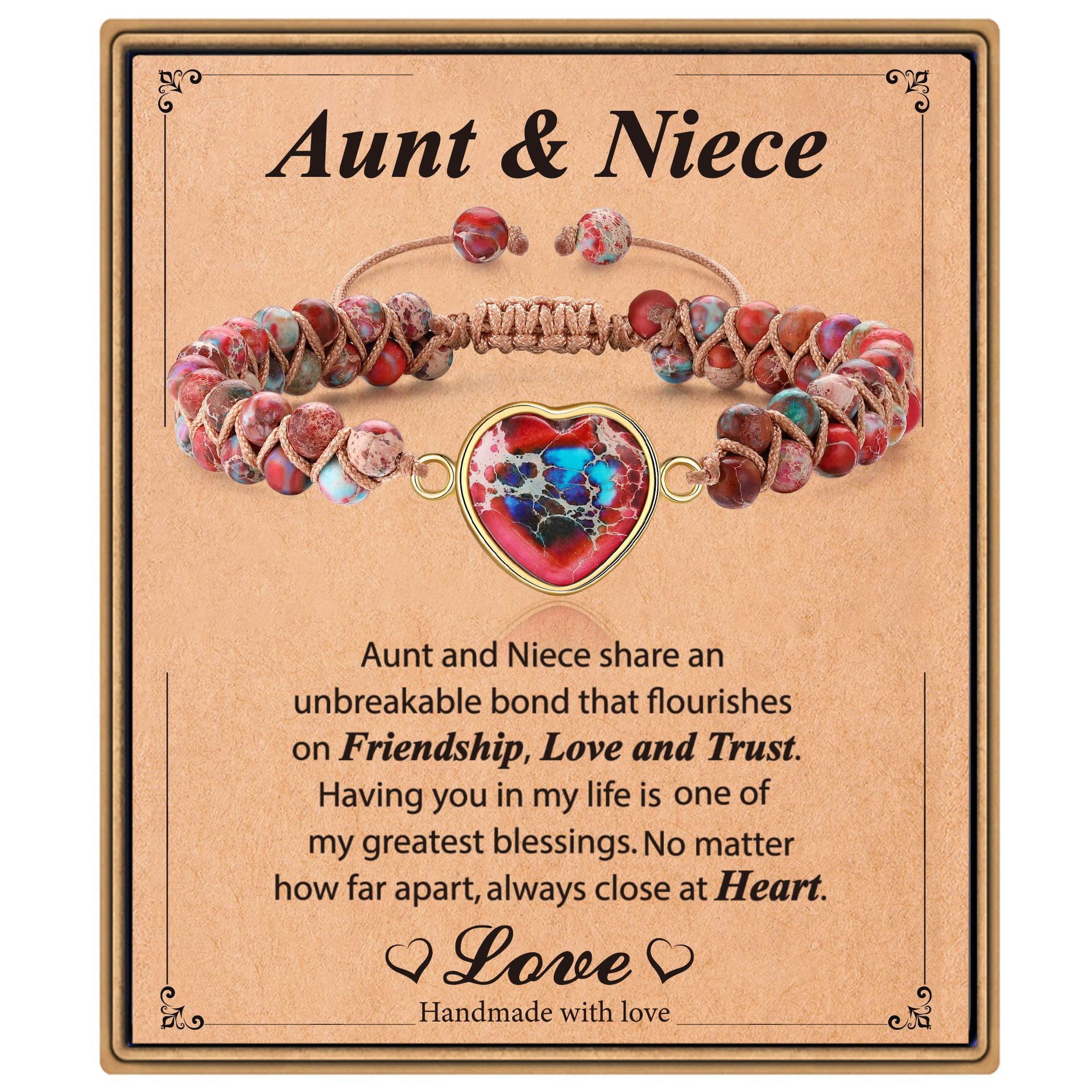 5:Red red and blue love Niece card