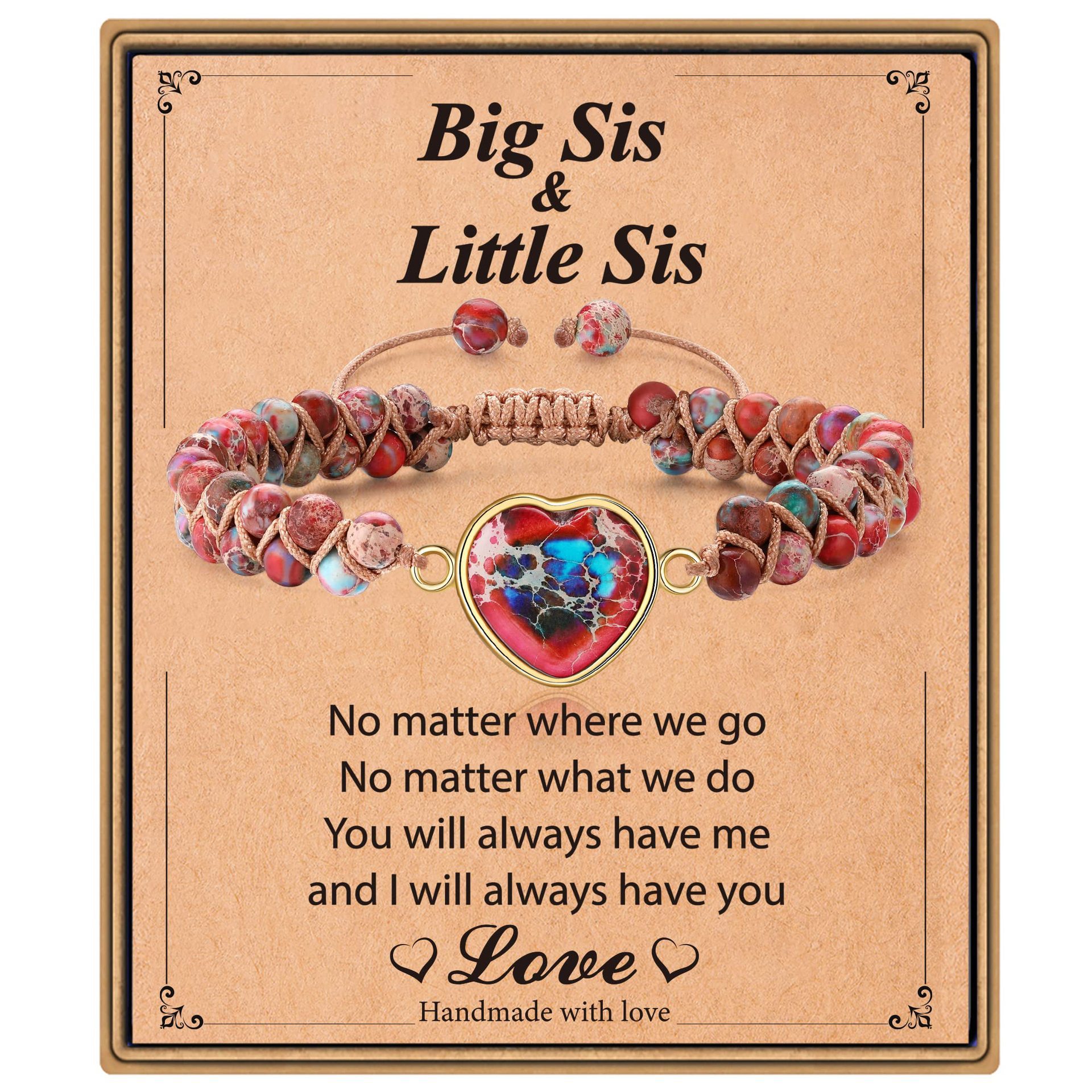 7:Red red and blue love Sis card