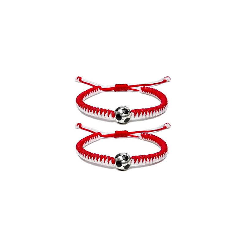 8:red and white rope football