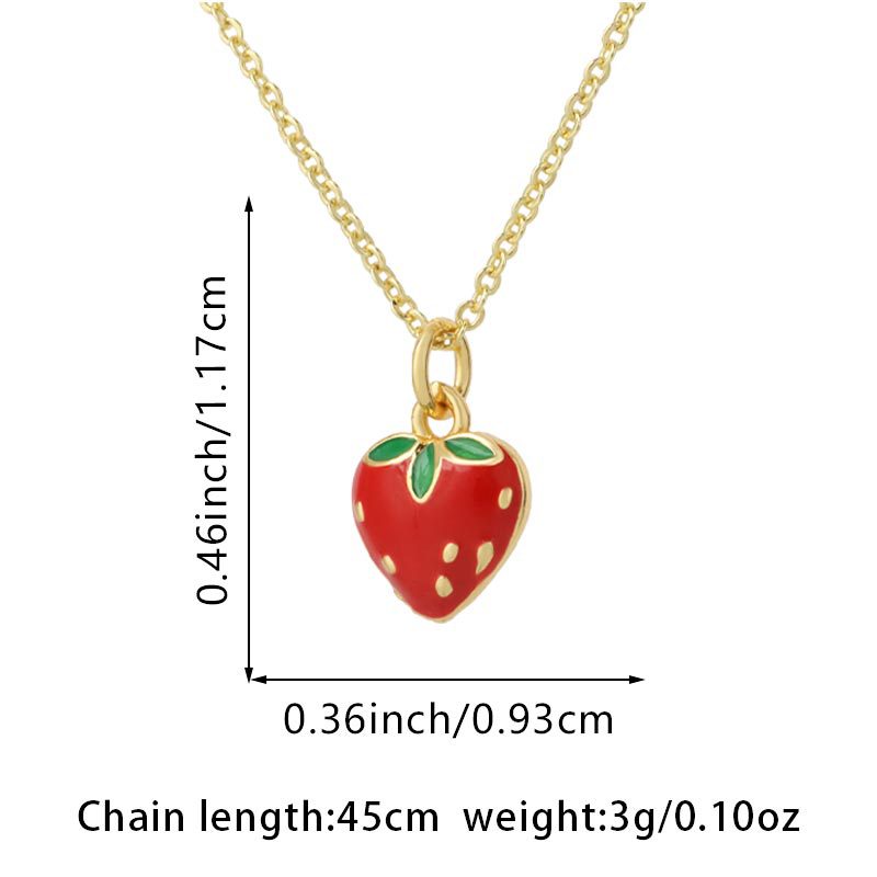 11:Strawberry 02  pendant only