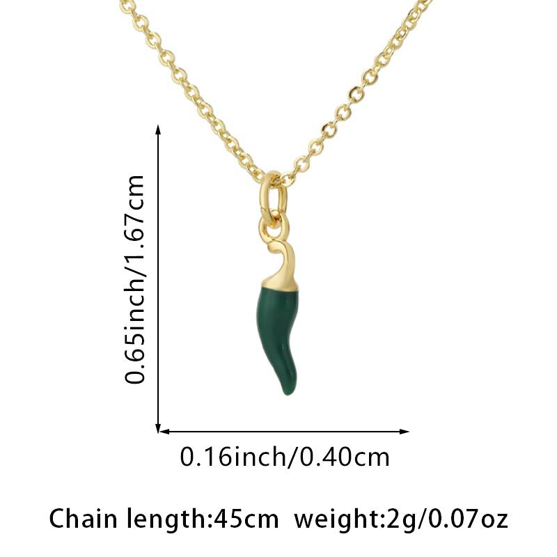 14:Green pepper pendant only