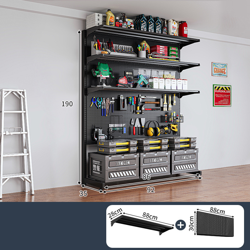 [Black 92*35*190] Comes with 3 layers   4 holes