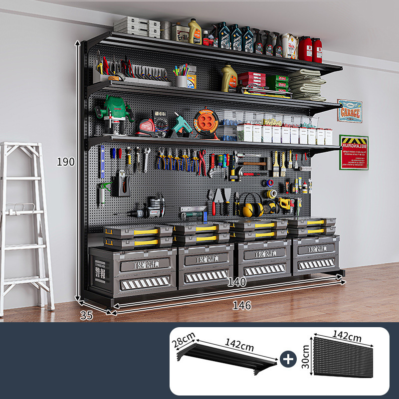 [Black 146*35*190] Comes with 3 layers   4 holes