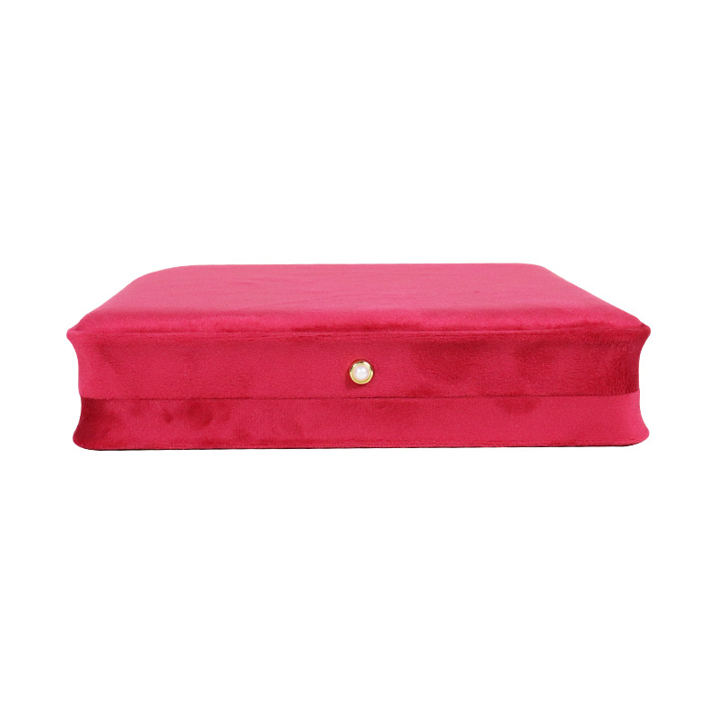 red pearl necklace box