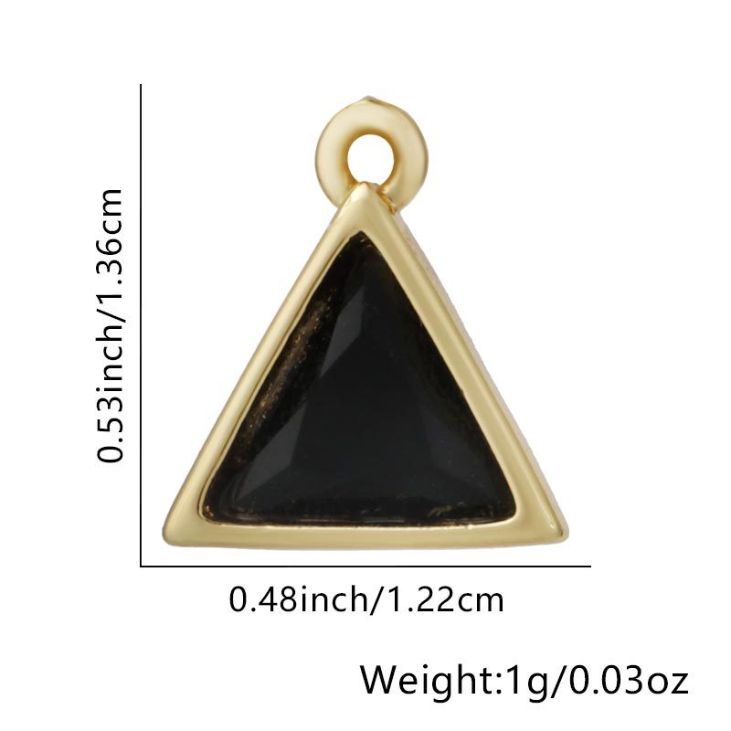 19:Triangle - black