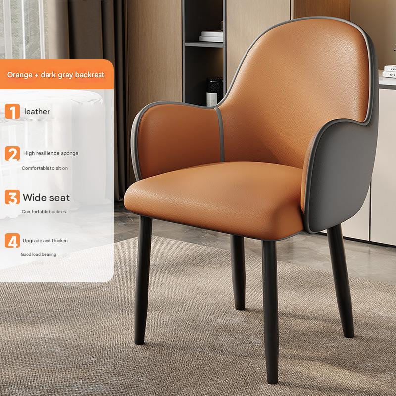 [orange   dark gray] black legs