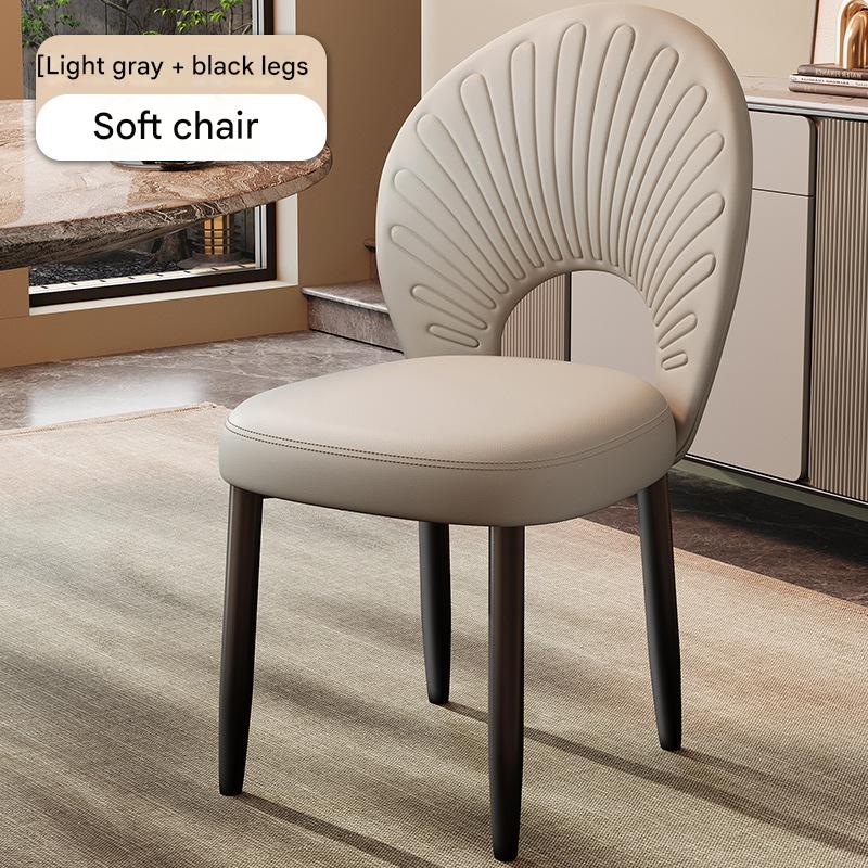 Light gray   black legs