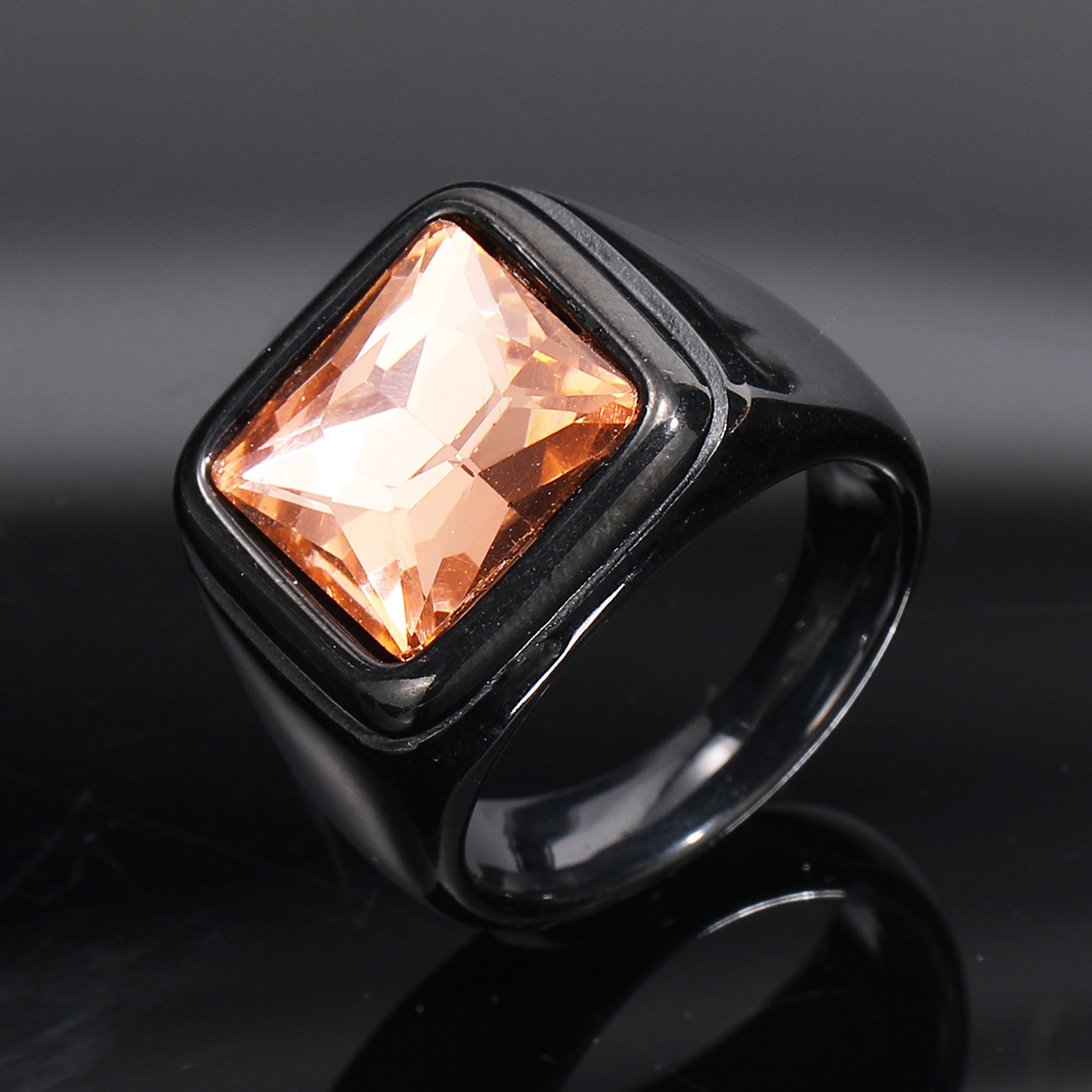 Black champagne gem US Size #6