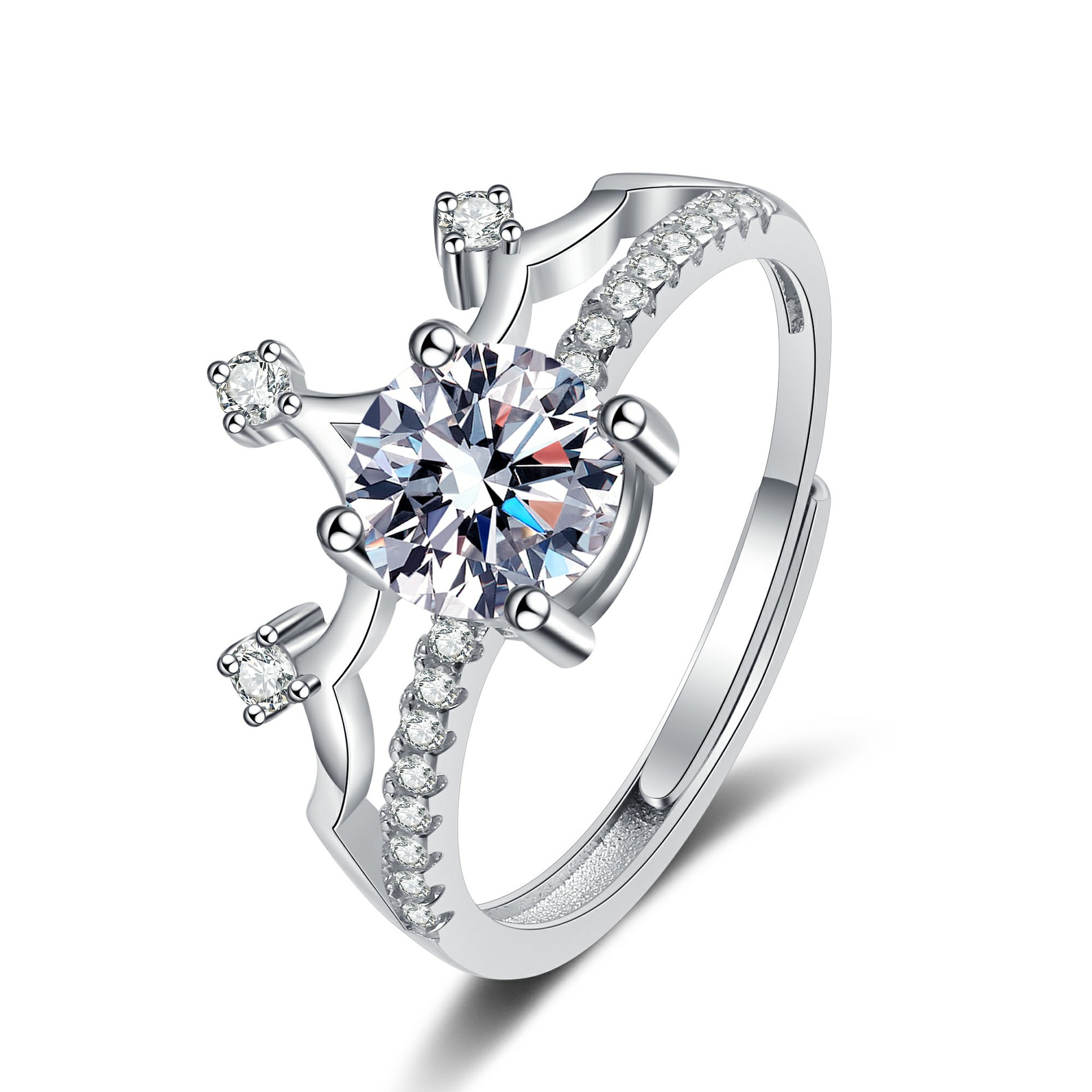 5:Crown ring (white diamond)