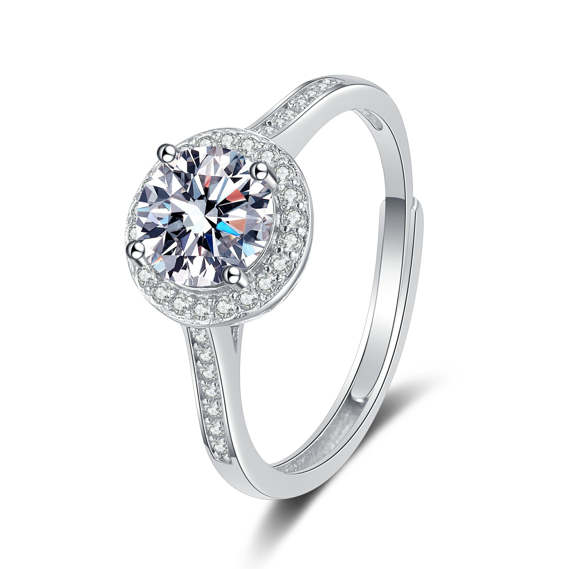 15:Original round ring (white diamond)