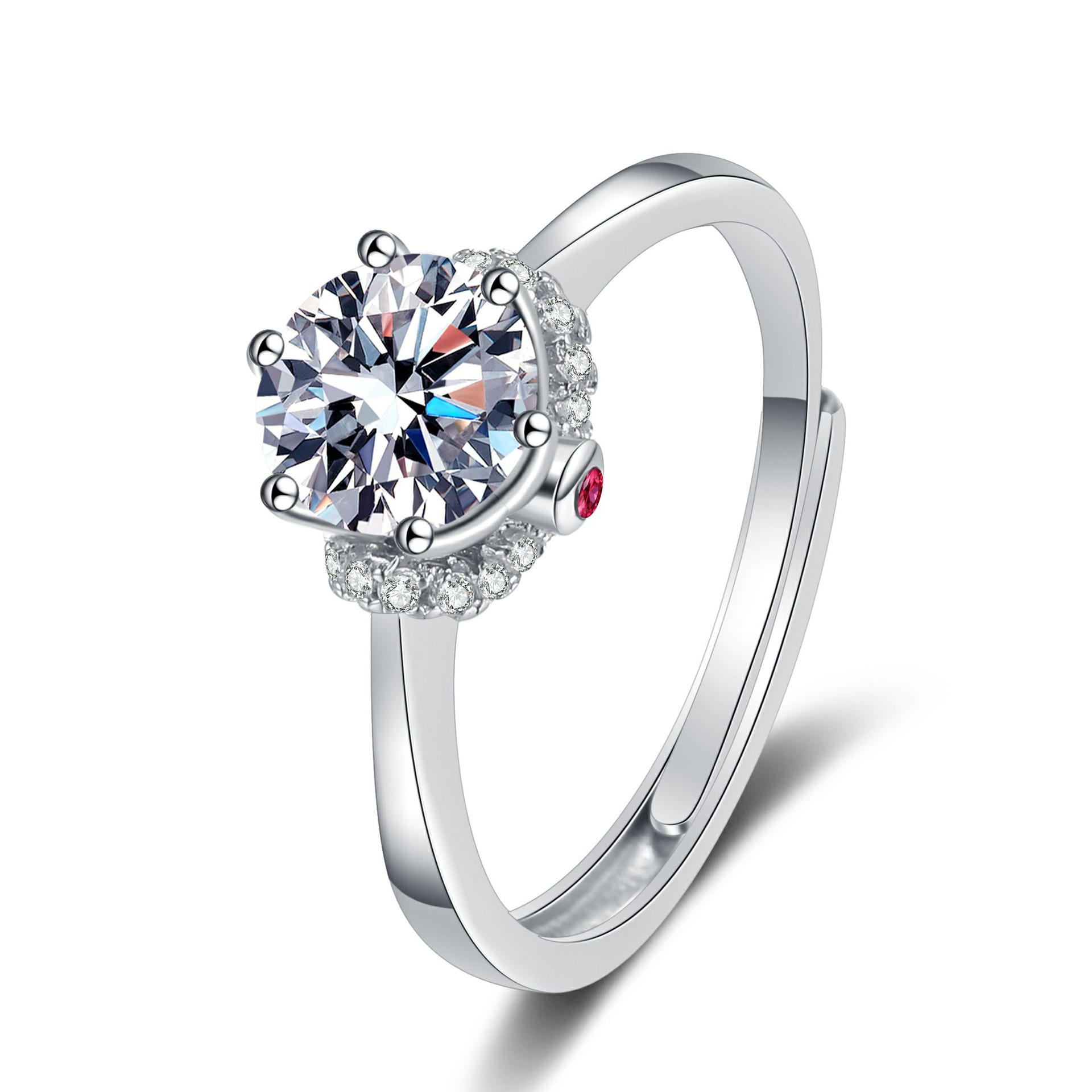 37:Coronation Ring for Love (White Diamond)