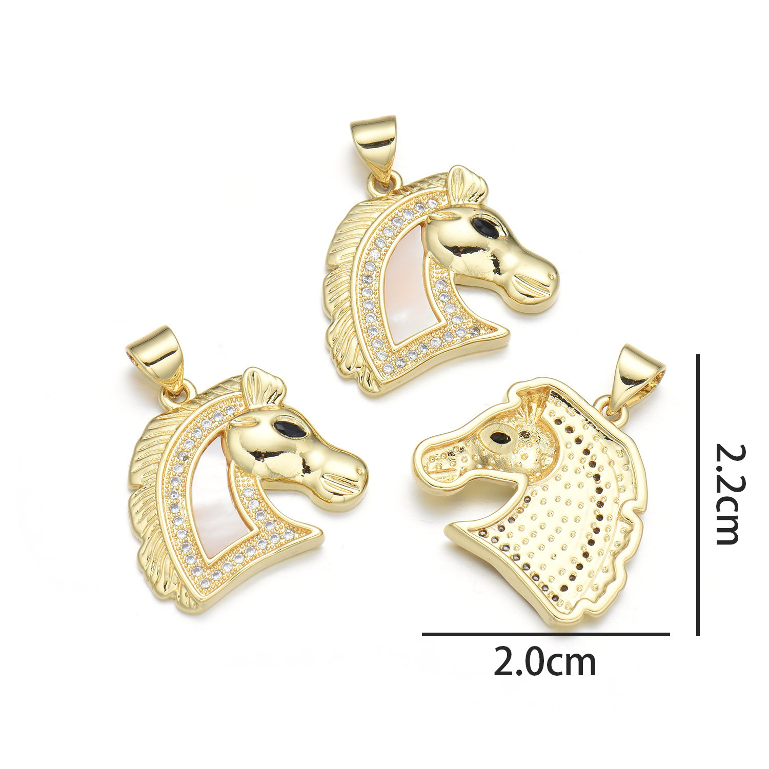 5:Horse pendant (natural shell)