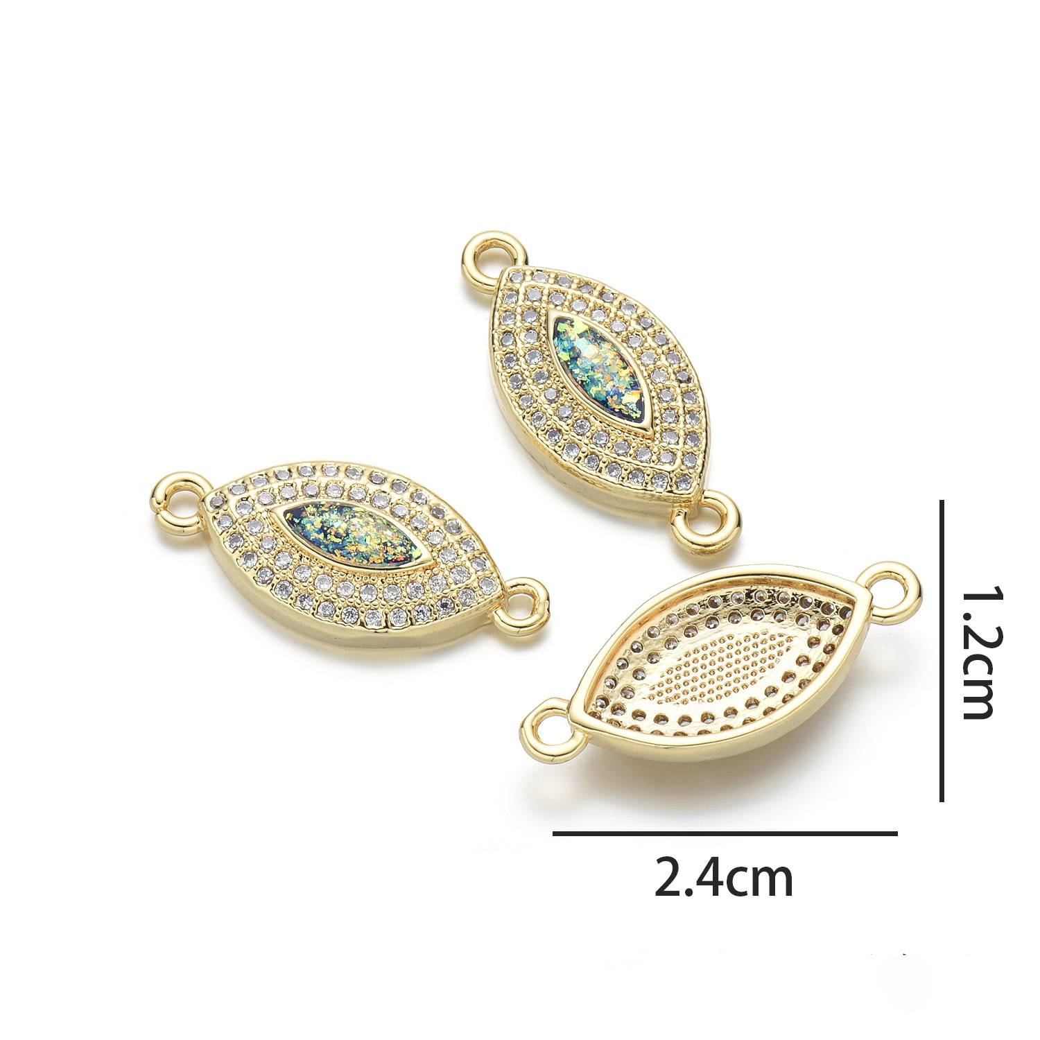 9:Leaf hand (Mocha Brown Opal)