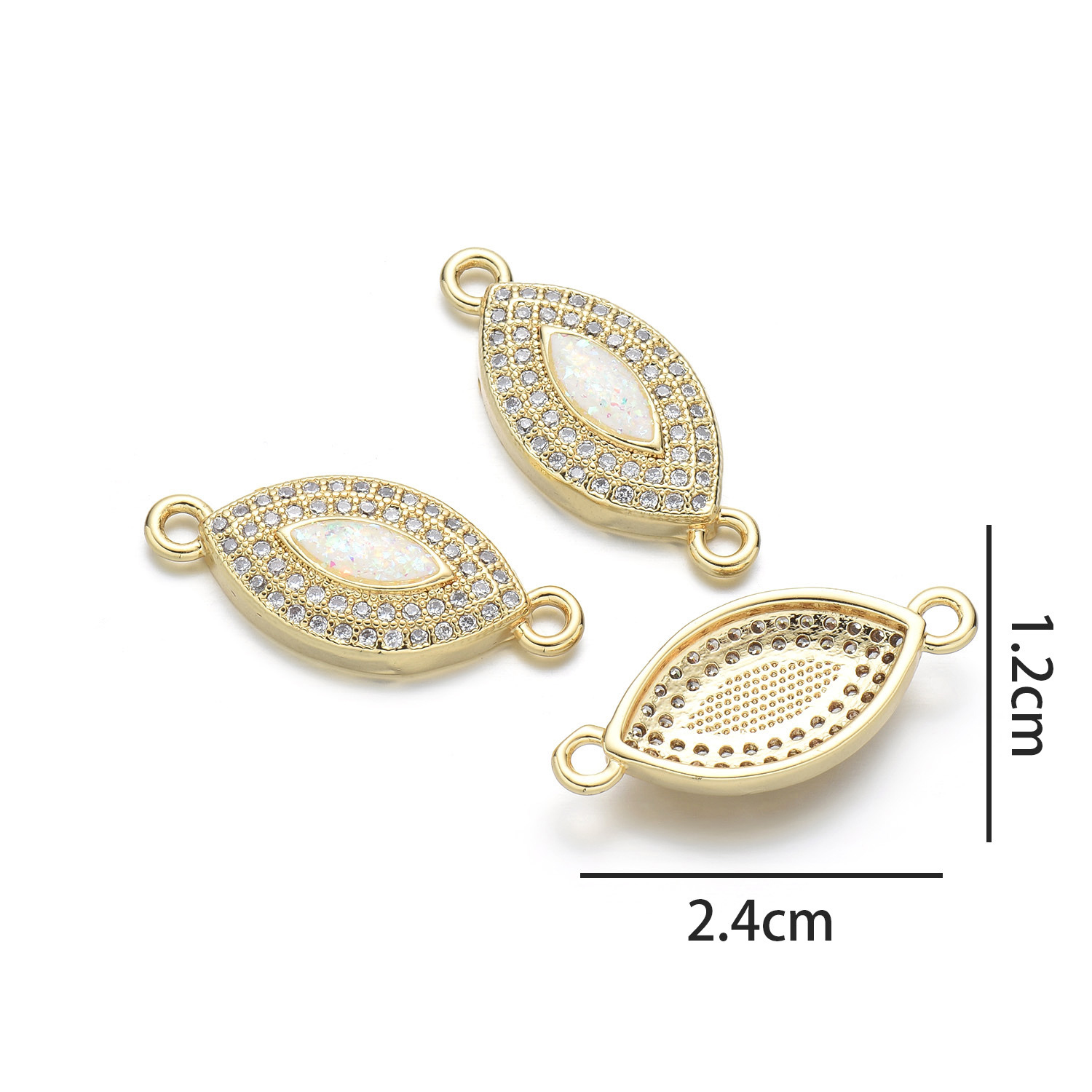 10:Leaf hand (colorful pink opal)