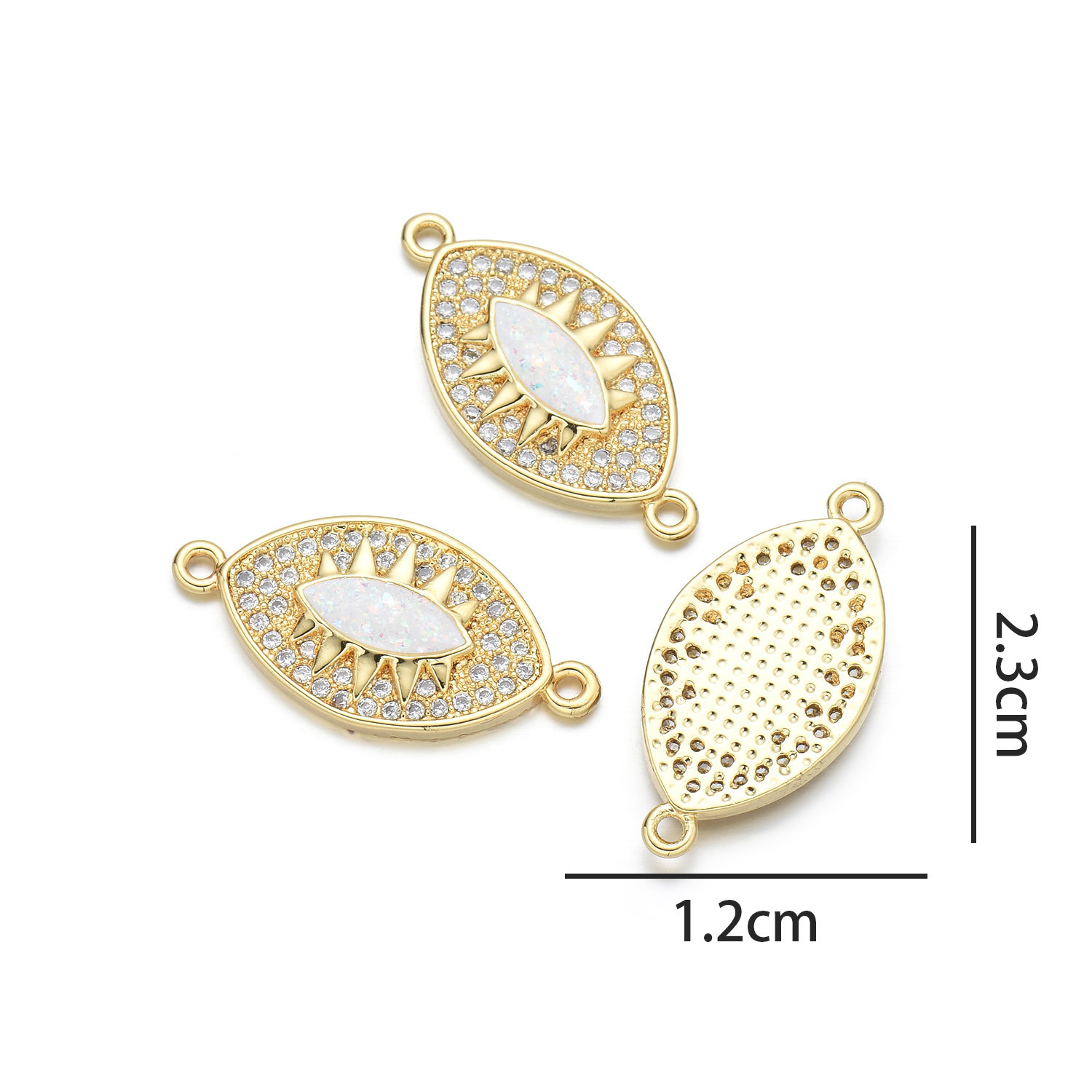 2:Eye hand (colorful pink opal)