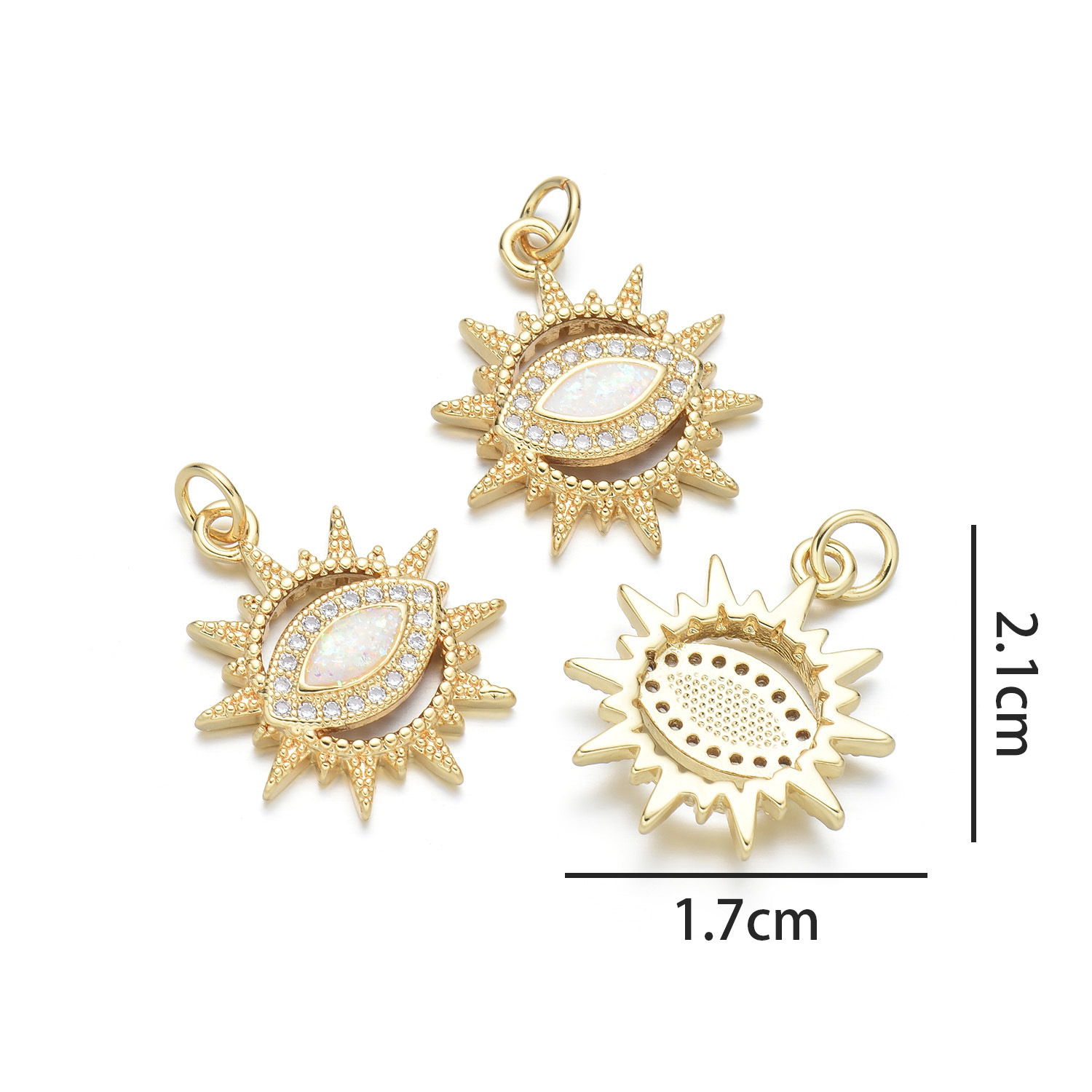 4:Sun eyes (colorful pink opal)