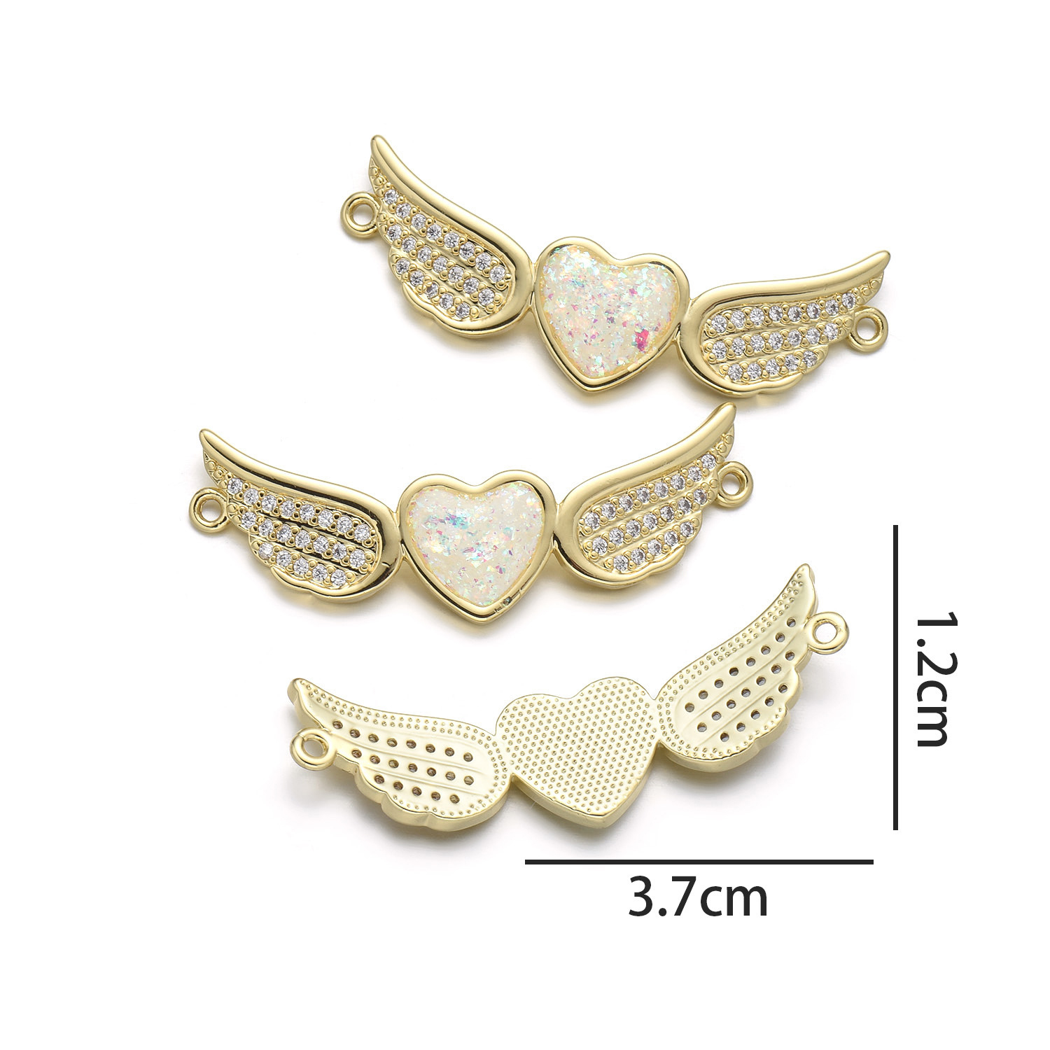 1:Wings Love (colorful pink opal)