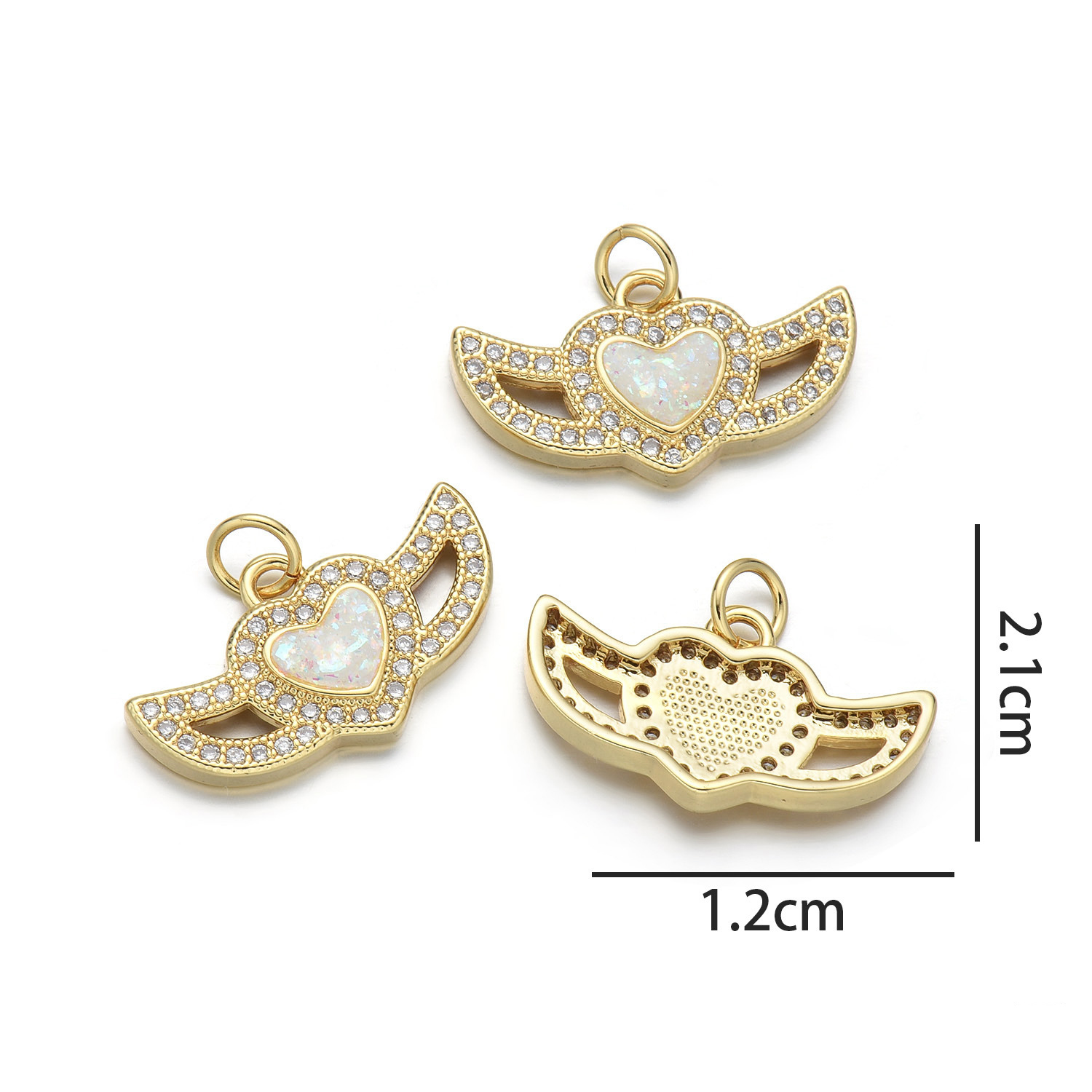 5:Love wings (colorful pink opal)