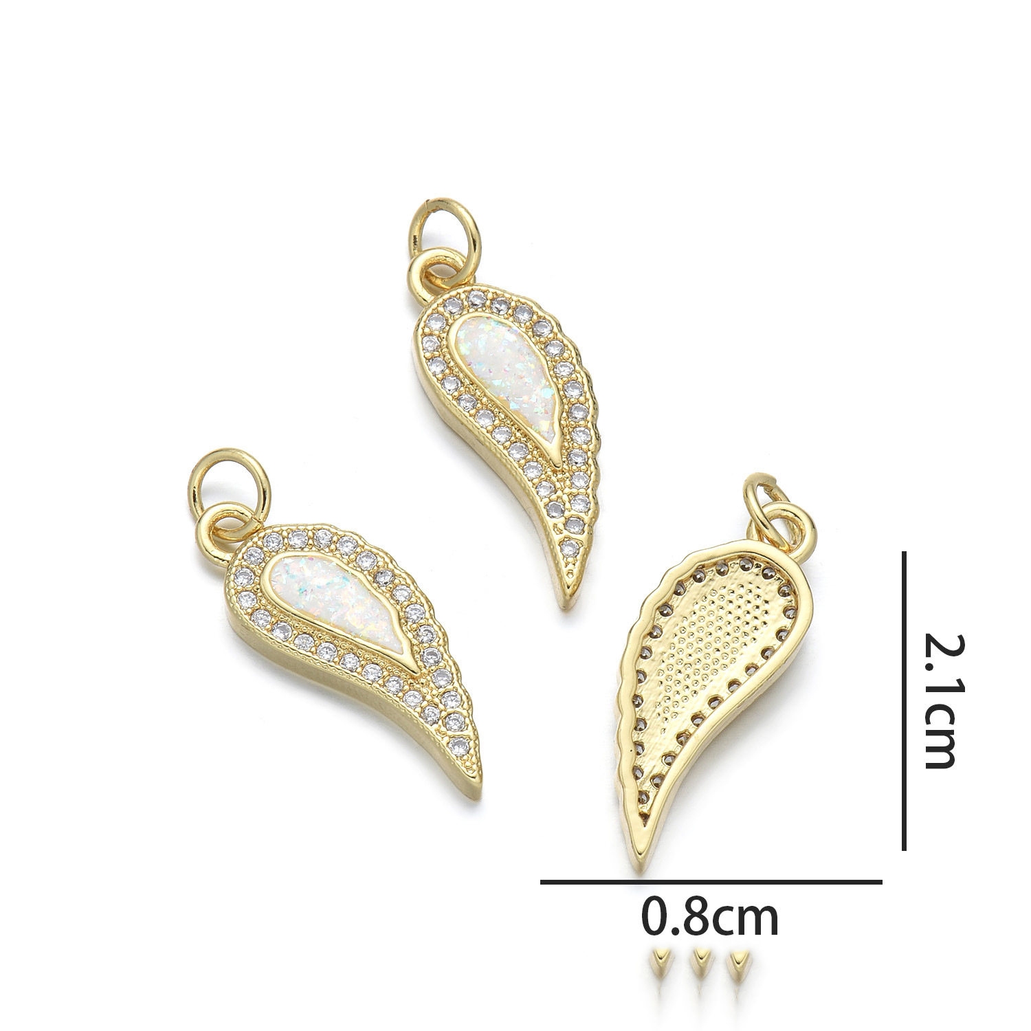 1:Pepper pendant (colorful pink opal)