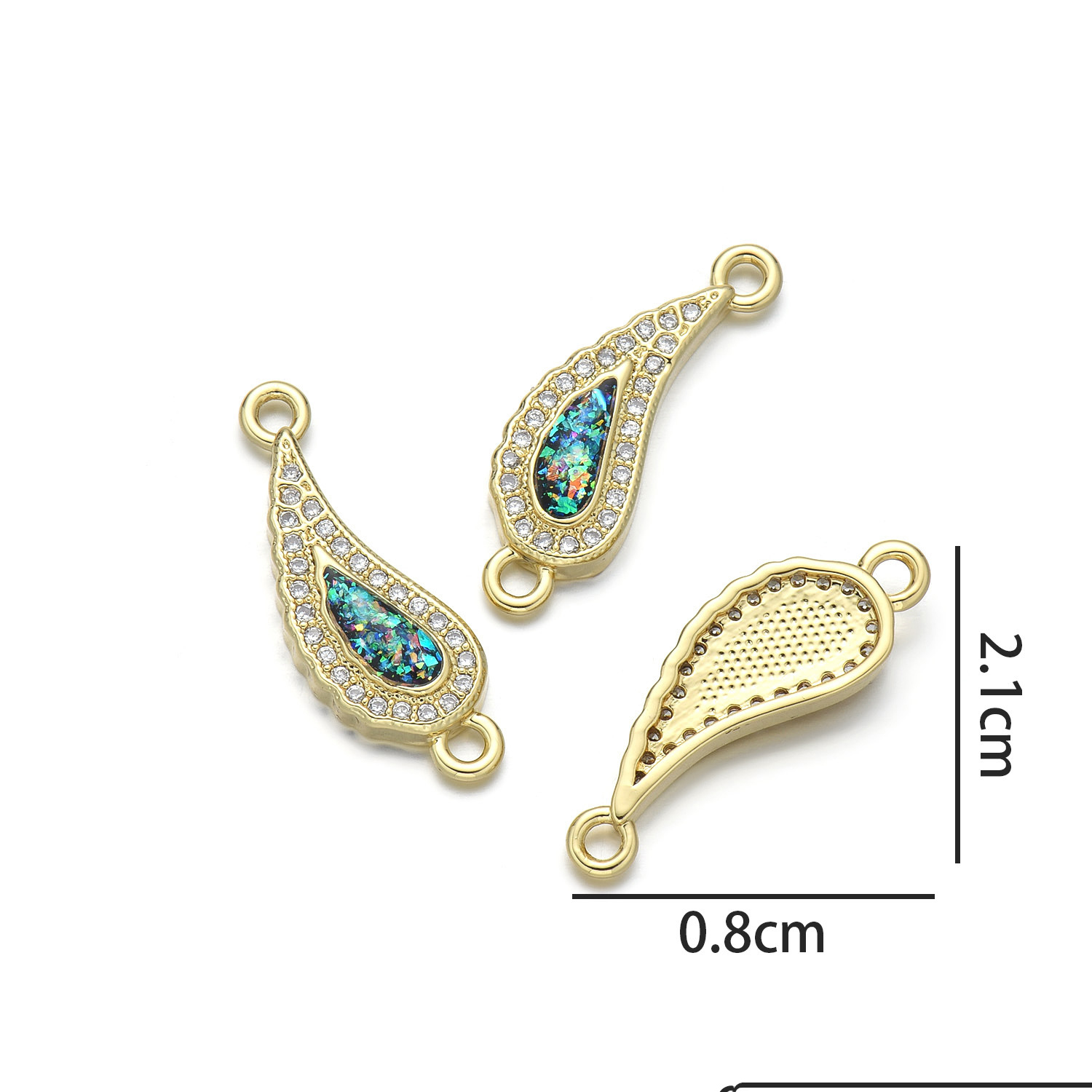 8:Pepper hand (Emerald dark green Opal)