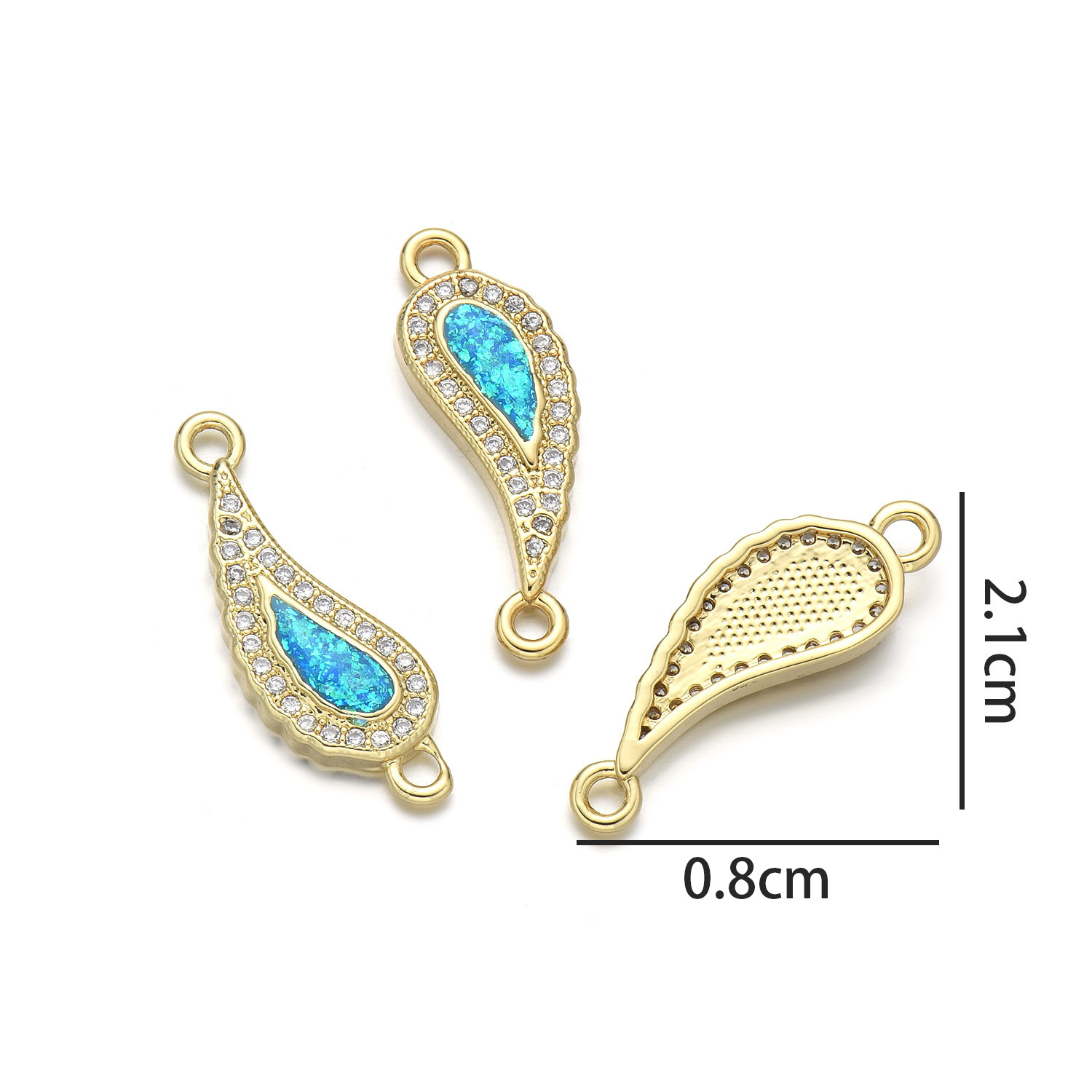 12:Pepper hand (peacock blue opal)