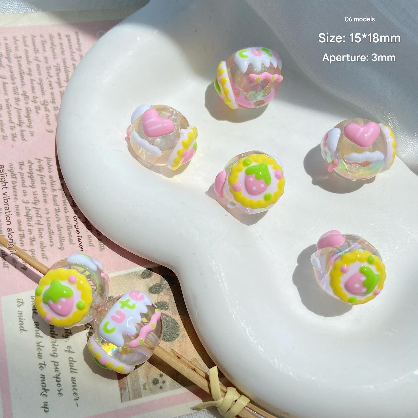 6:06 style transparent flowers (1 piece)