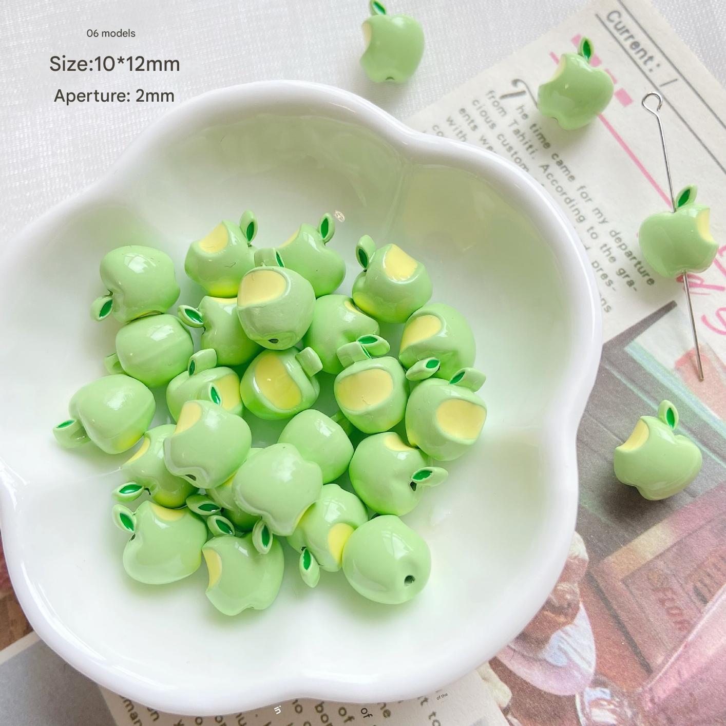 6:Style 06 green bite apple (1 piece)