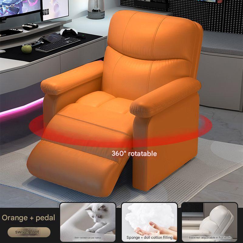orange rotatable with footrest
