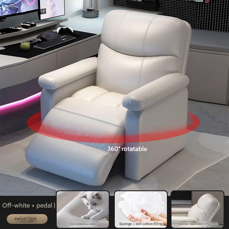 beige rotatable with footrest