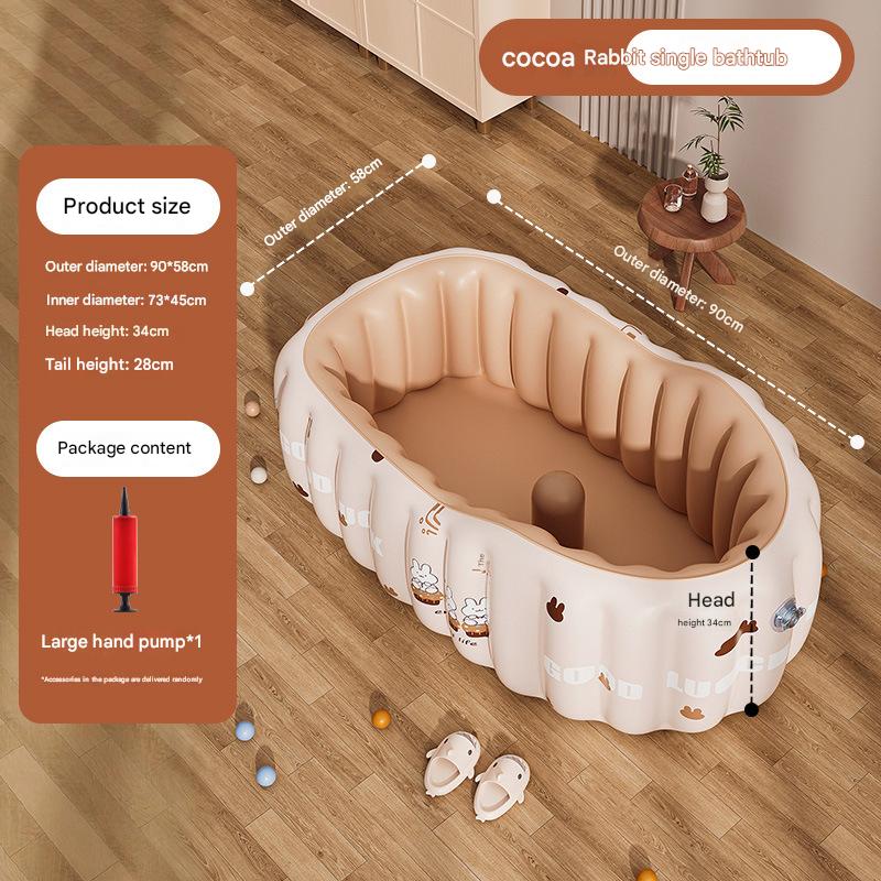 Little rabbit bathtub   hand-pushed pump