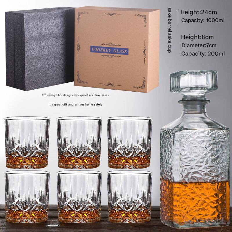 Full Diamond Wine with 6 Diamond Cups