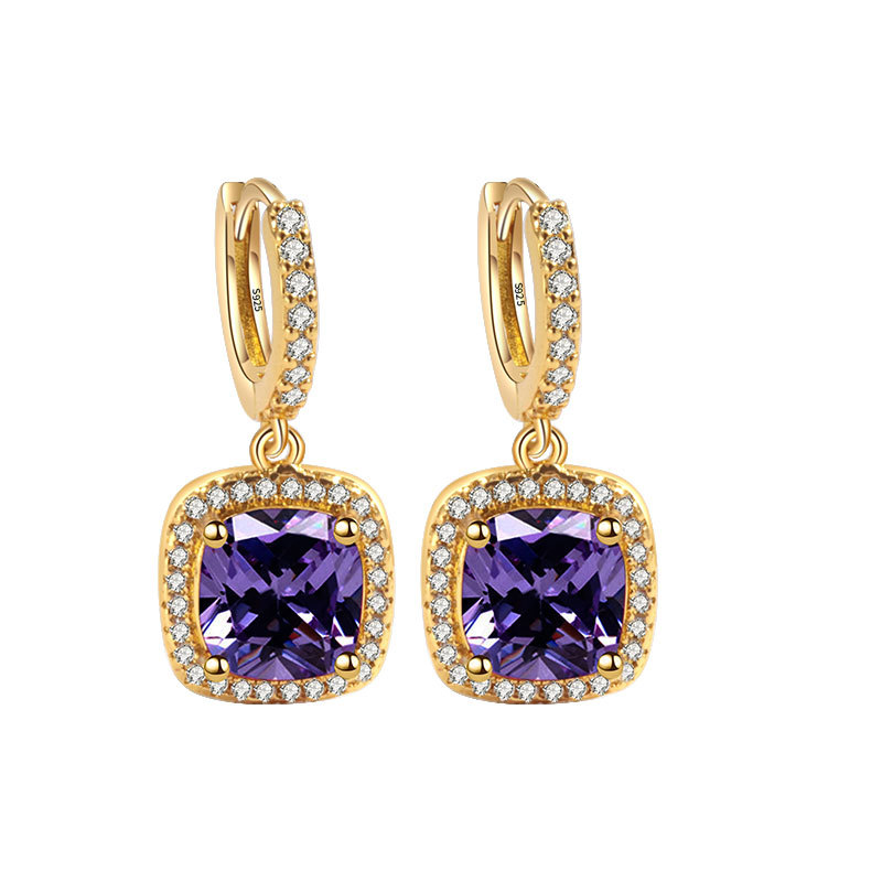 14:Dark purple blue [February] 18K gold