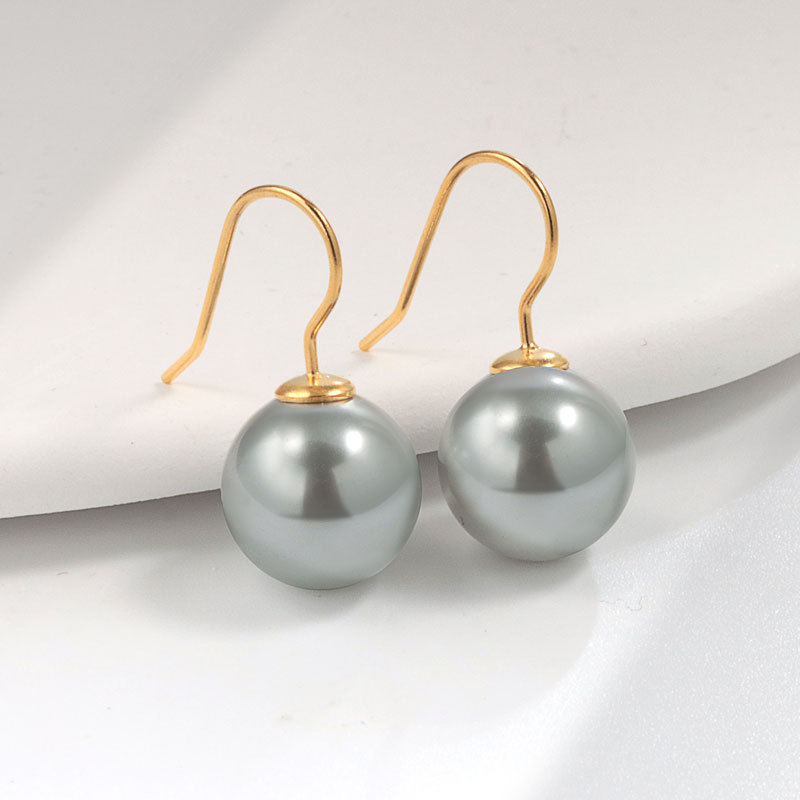 6:Gray Pearl 10mm golden