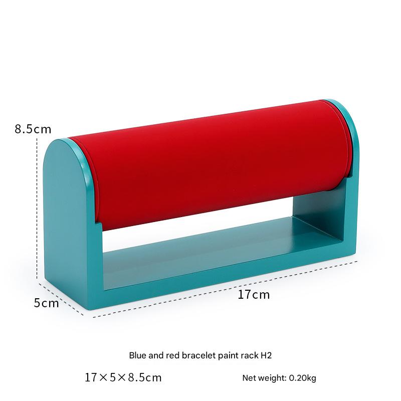 3:Blue background red surface large bracelet rack [paint base]]