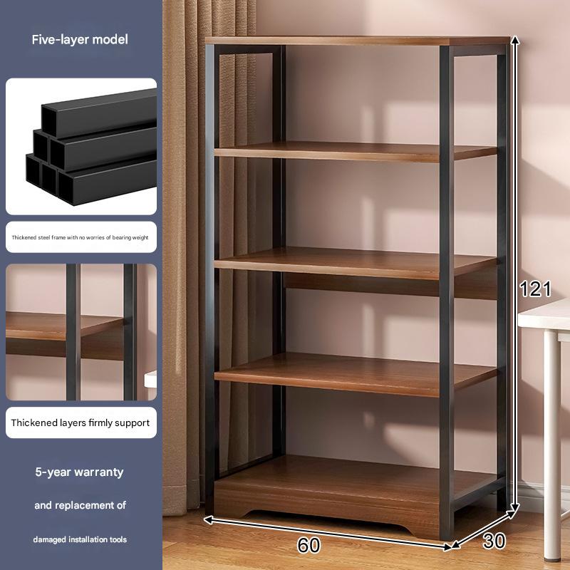 [main picture with heightening] 5 layers/Brushed black oak color - length 60 height 121