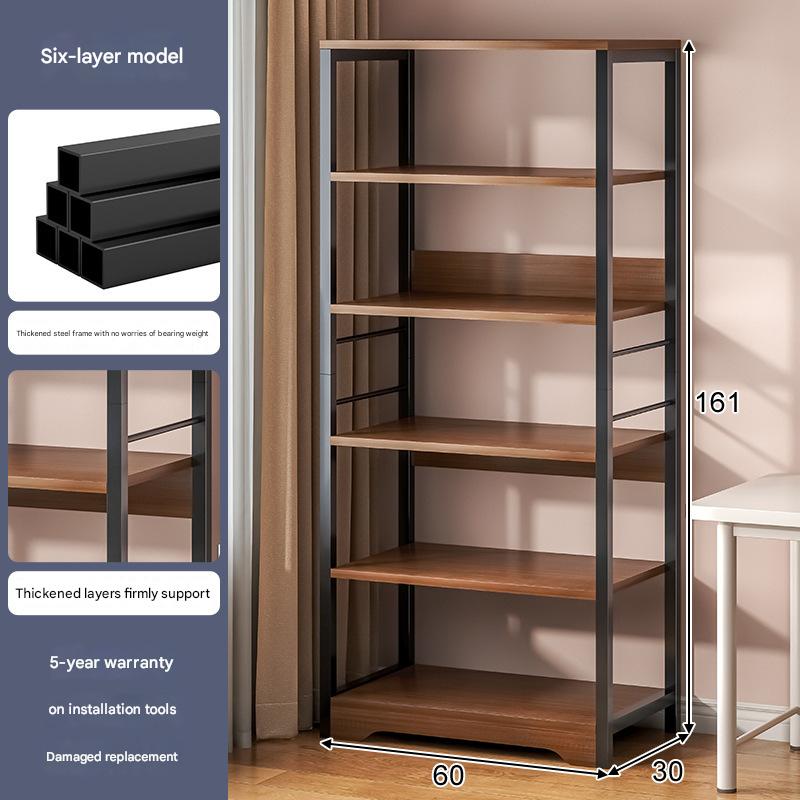 [main picture with heightening] 6 layers/Brushed black oak color - length 60 height 161