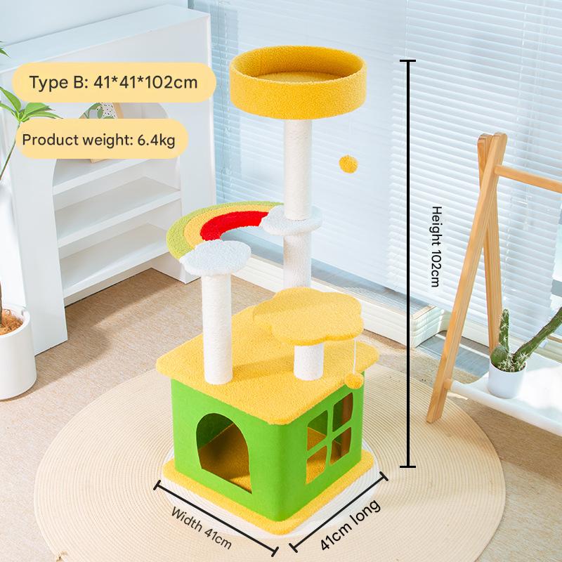 Rainbow cat nest model