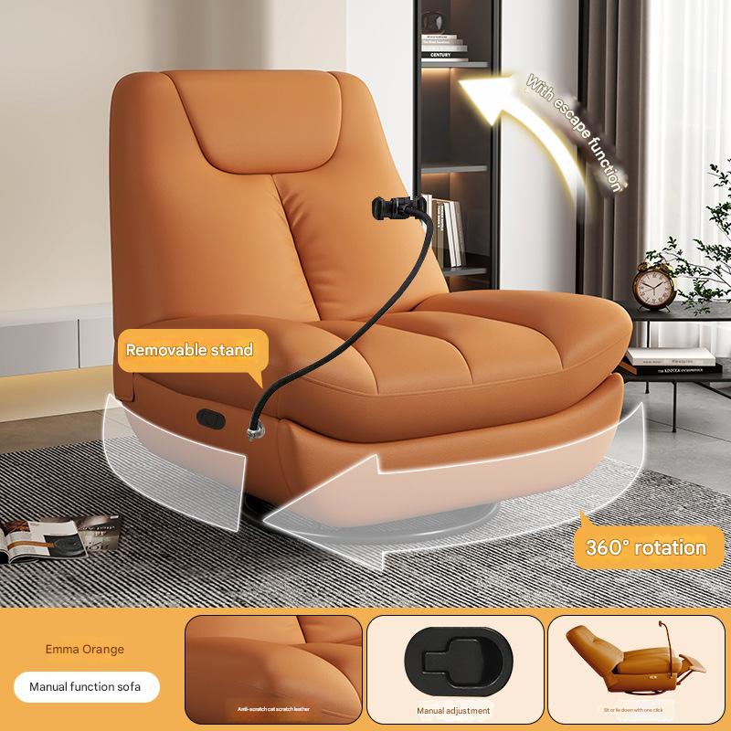 Orange-Manual Sit, Lit, Turn and Shake Mobile Phone Bracket