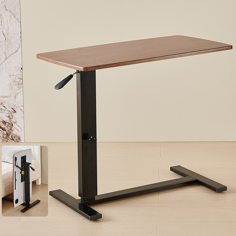 Black frame walnut color desktop