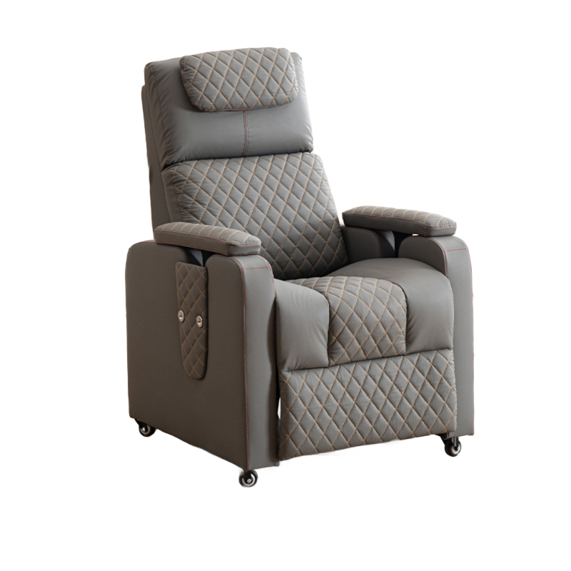 Gray with Caster wheel