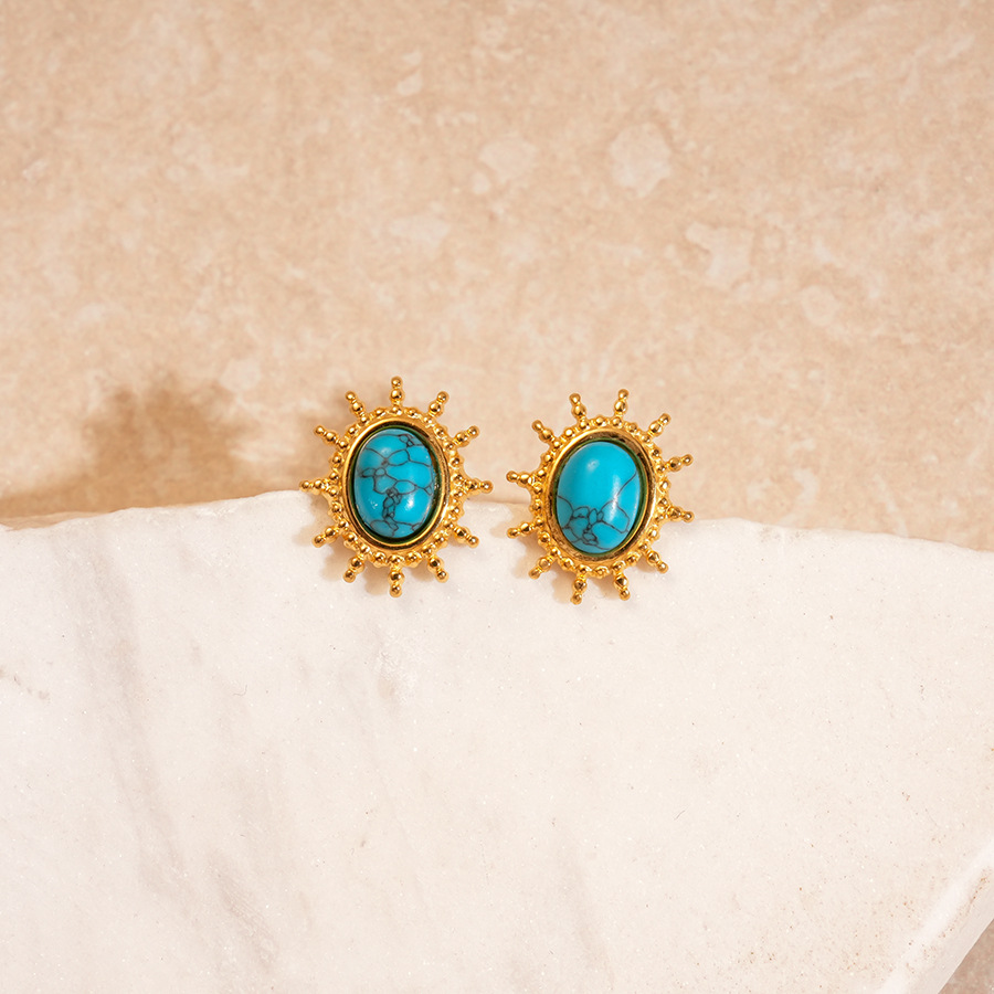 1:Steel needle - gold blue