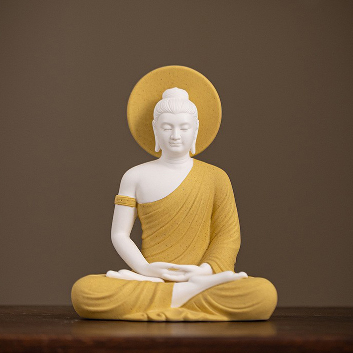 White porcelain - yellow